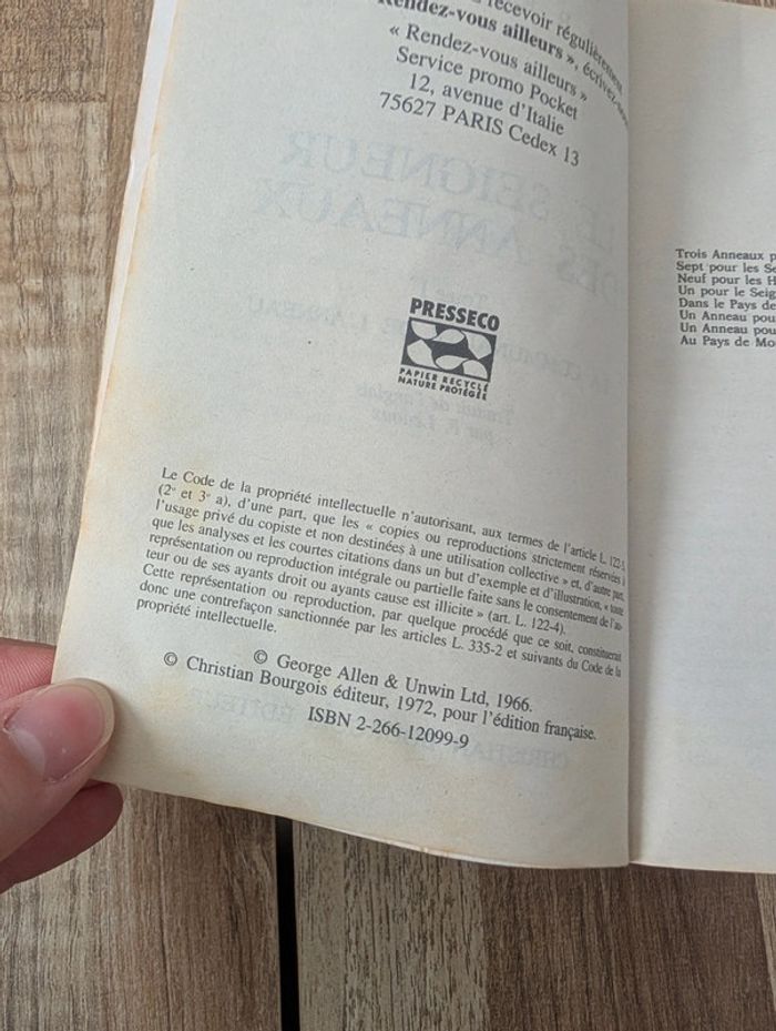 Lot livres le seigneur des anneaux - photo numéro 5