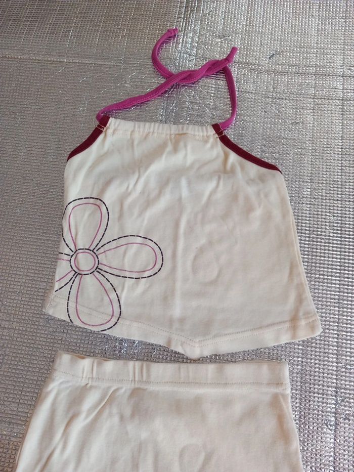 Ens jupe + tunique dos nu coton 8ans - photo numéro 3