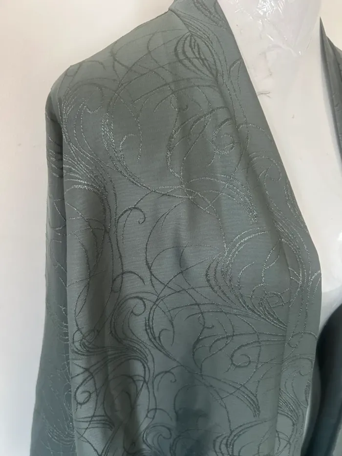 Robe verte émiratie grande taille neuve - photo numéro 5