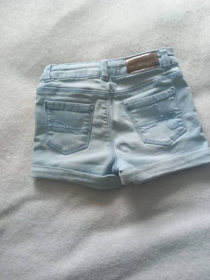Short en jean lulu castagnette 6 ans - photo numéro 4