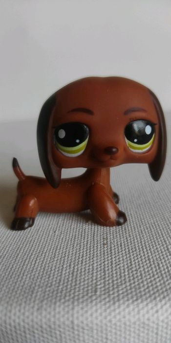 My littlest petshop chien lps teckel 992