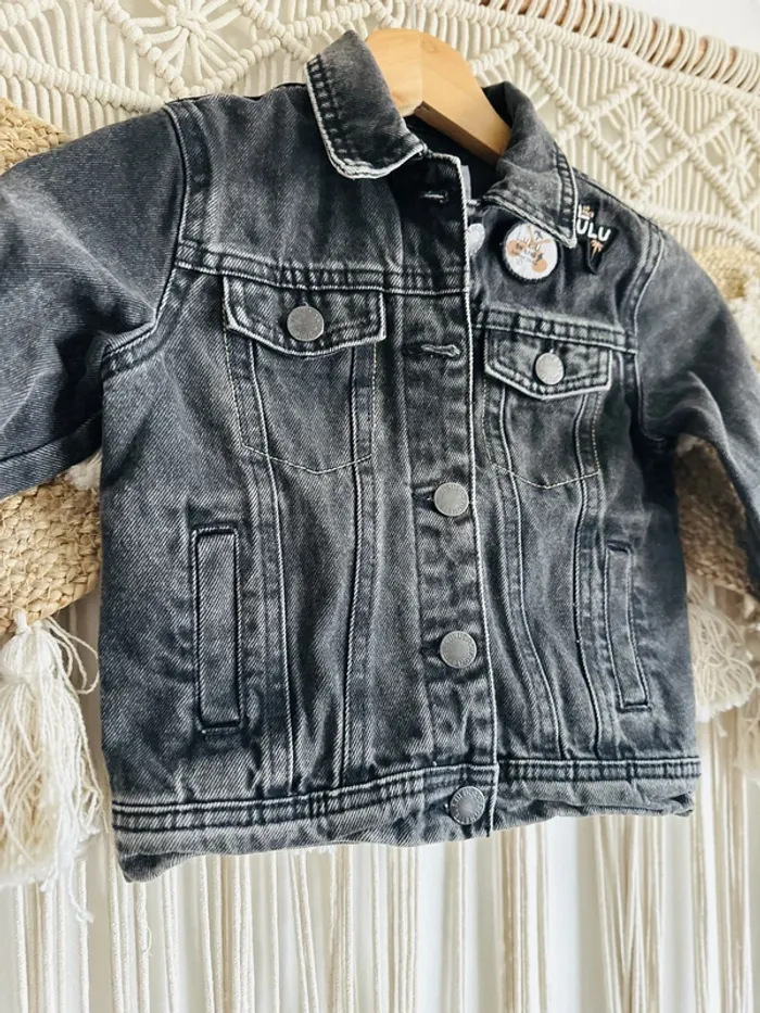 Veste en jean Lulu Castagnette 4 ans - photo numéro 2