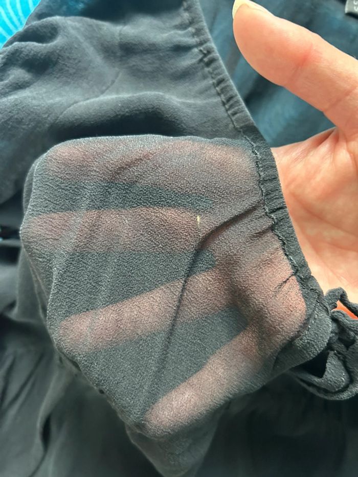 Chemise de nuit noire transparente - photo numéro 8