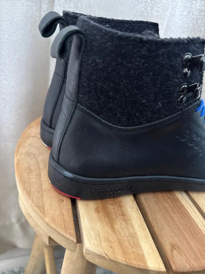 Bottines Le Coq Sportif noires neuves – Taille 38 - photo numéro 3