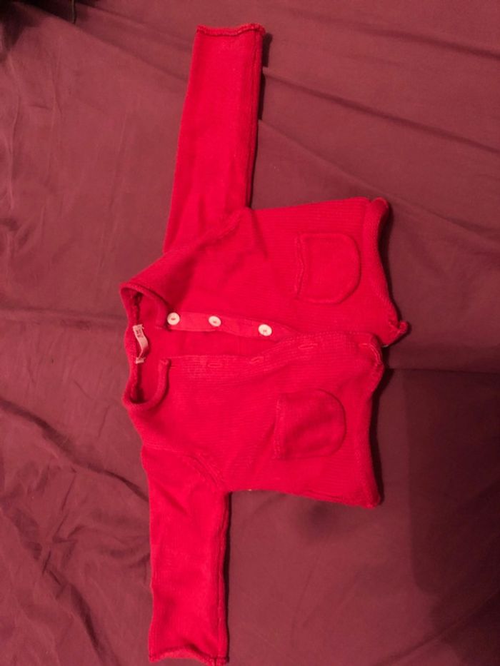 Veste rose fille  6 mois TB état