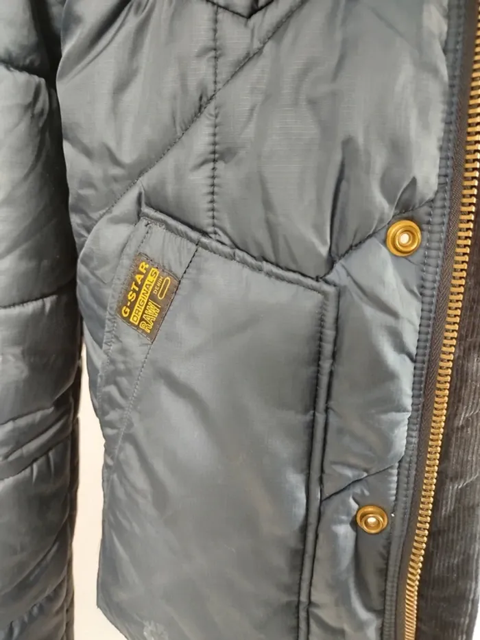 Manteau court G-Star Raw - Doudoune bleu marine - Homme XS A259 - photo numéro 4