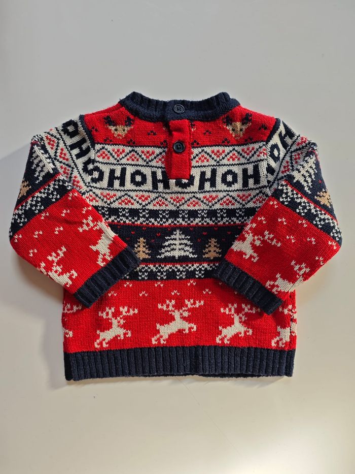 Pull moche de noël Jacquard Gémo 6 mois - photo numéro 4