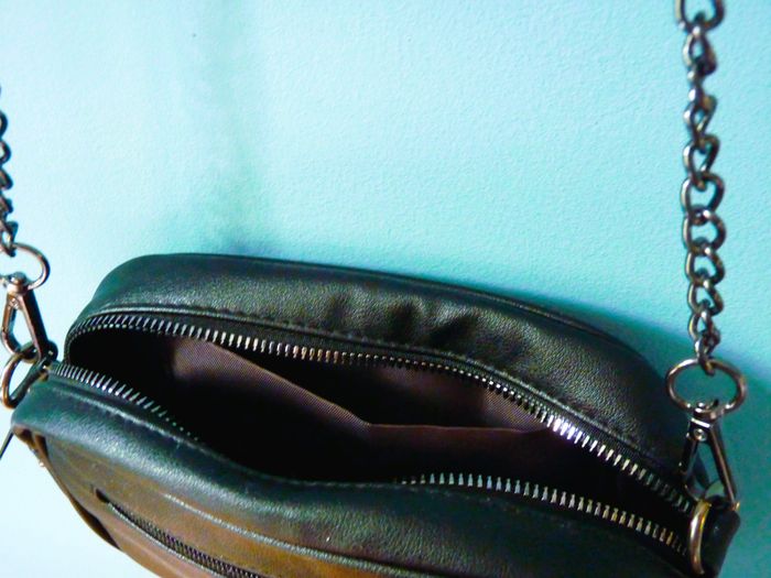 Sac pochette femme noir cloute chaine rock bandoulière neuf - photo numéro 6