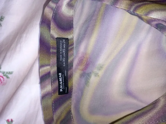Chemise psychédélique Crop top - photo numéro 3
