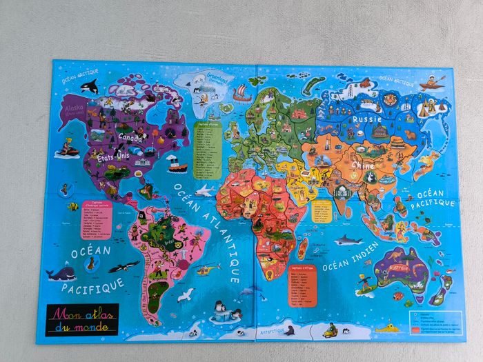 Mon premier atlas à jouer Auzou - photo numéro 4