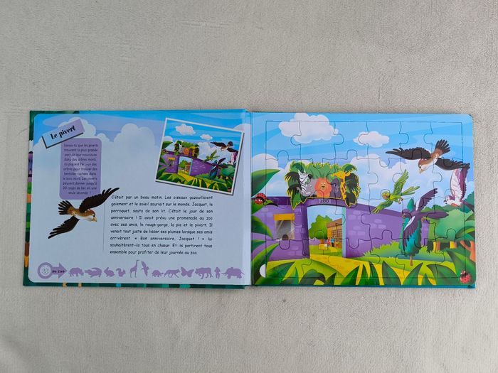 Livre puzzle Un voyage au zoo - photo numéro 4