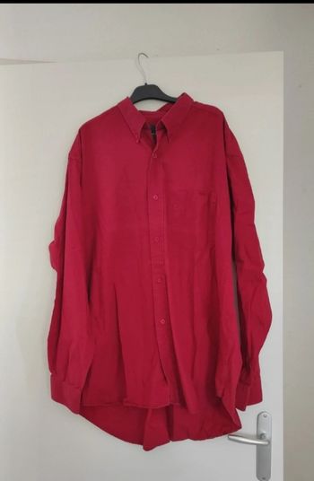 Chemise rouge bon état Johnny sweaters