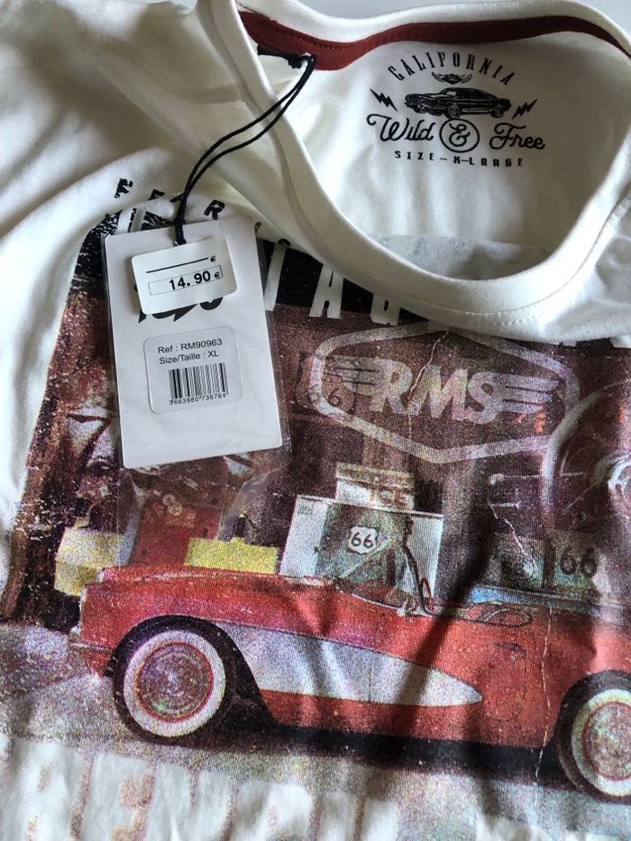 Vend t-shirt ´ French Denim taille XL - photo numéro 3