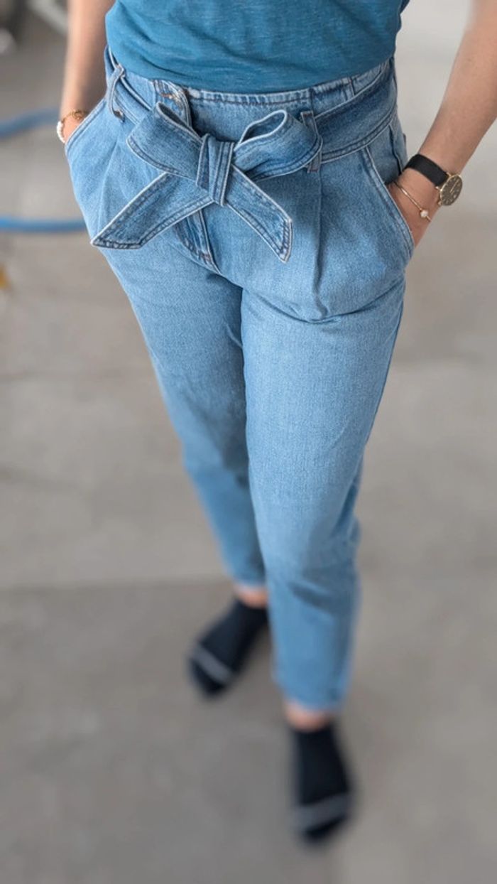 Jeans taille haute IKKS - photo numéro 2