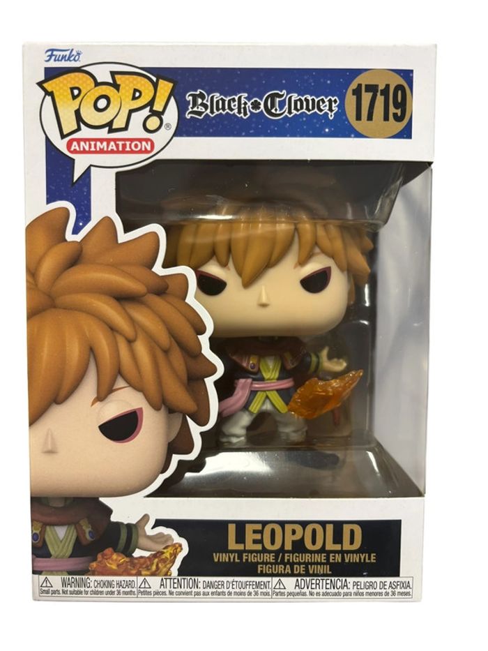 Figurine Funko Pop Black Clover Leopold 1719 neuf