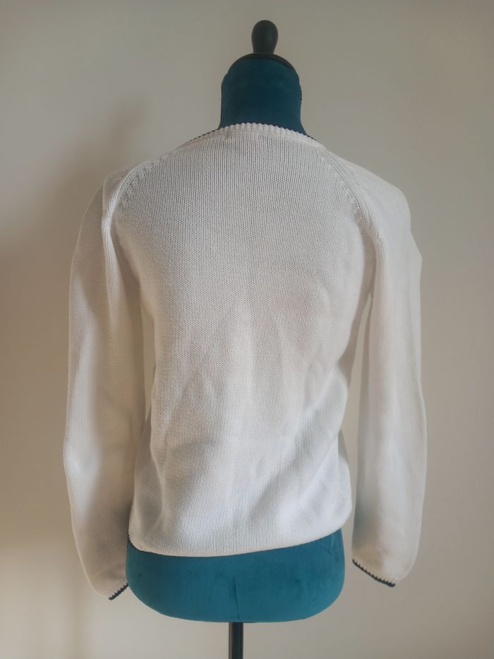 Pull over blanc et étoiles Cosy jeans - photo numéro 4