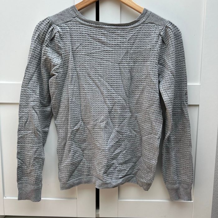 Pull léger gris - photo numéro 4