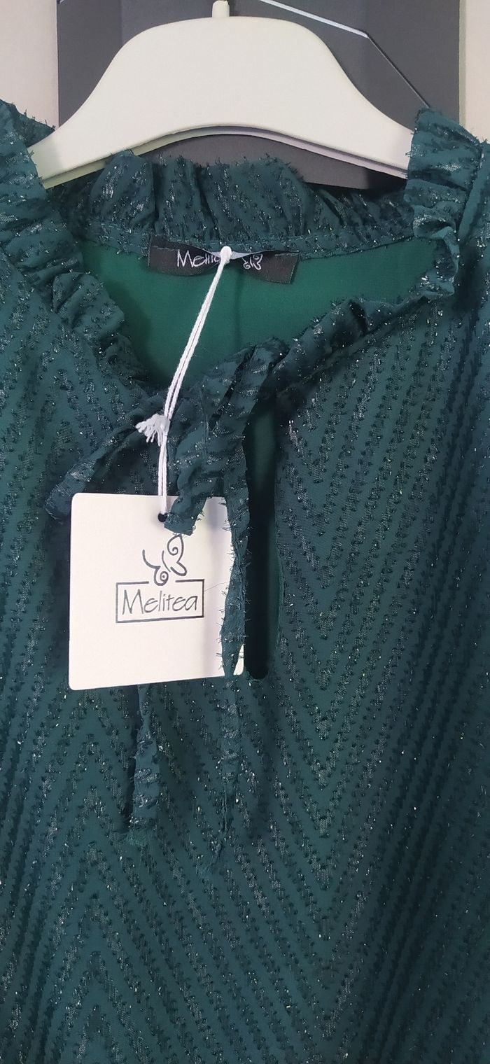 Blouse vert foncé TU - photo numéro 2