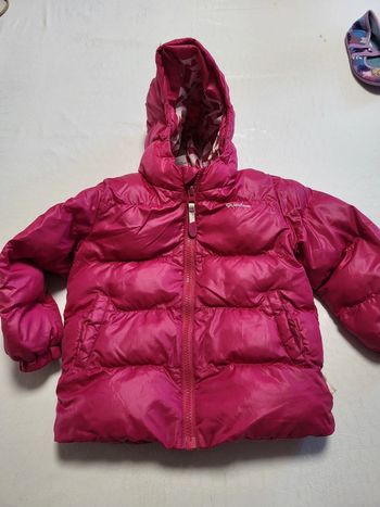Doudoune rose fuchsia