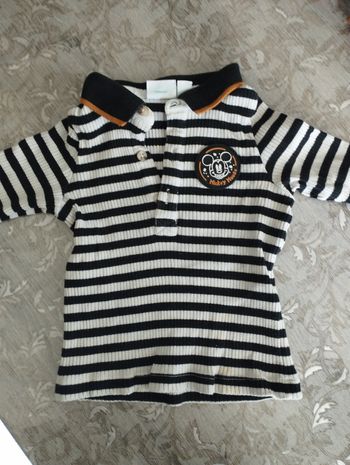 Polo ml Mickey 12 mois garçon