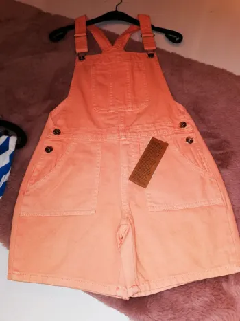 Salopette 10 ans orange
