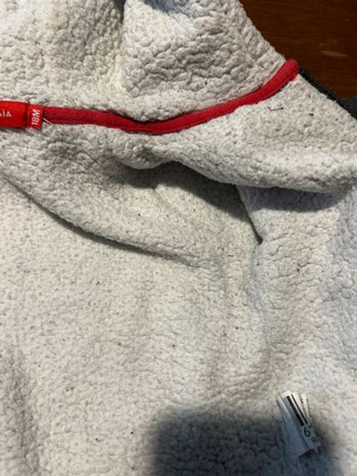 Gilet chaud gris panda - photo numéro 4