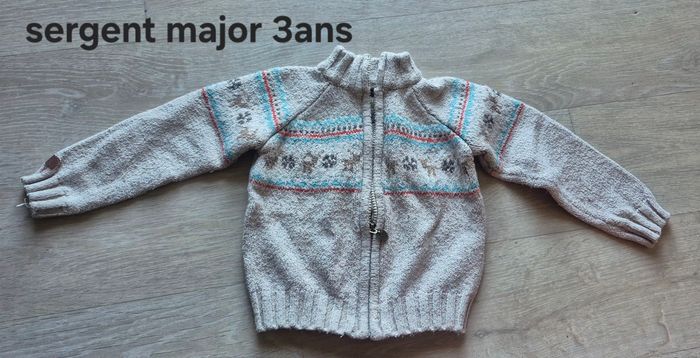 Gilet zippé sergent major