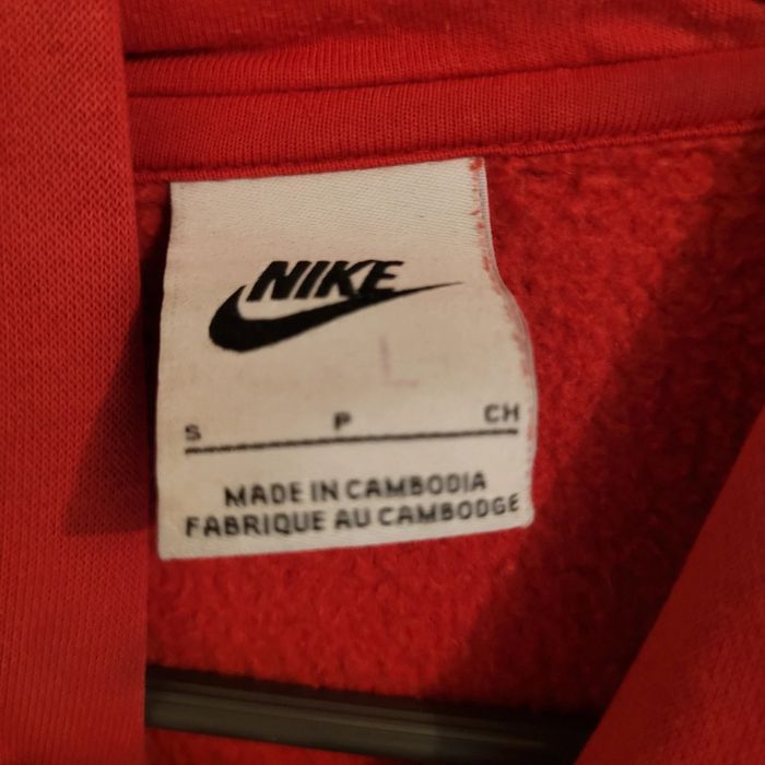 Hoodies Sweat à capuche Nike Vintage Rouge taille S - photo numéro 3