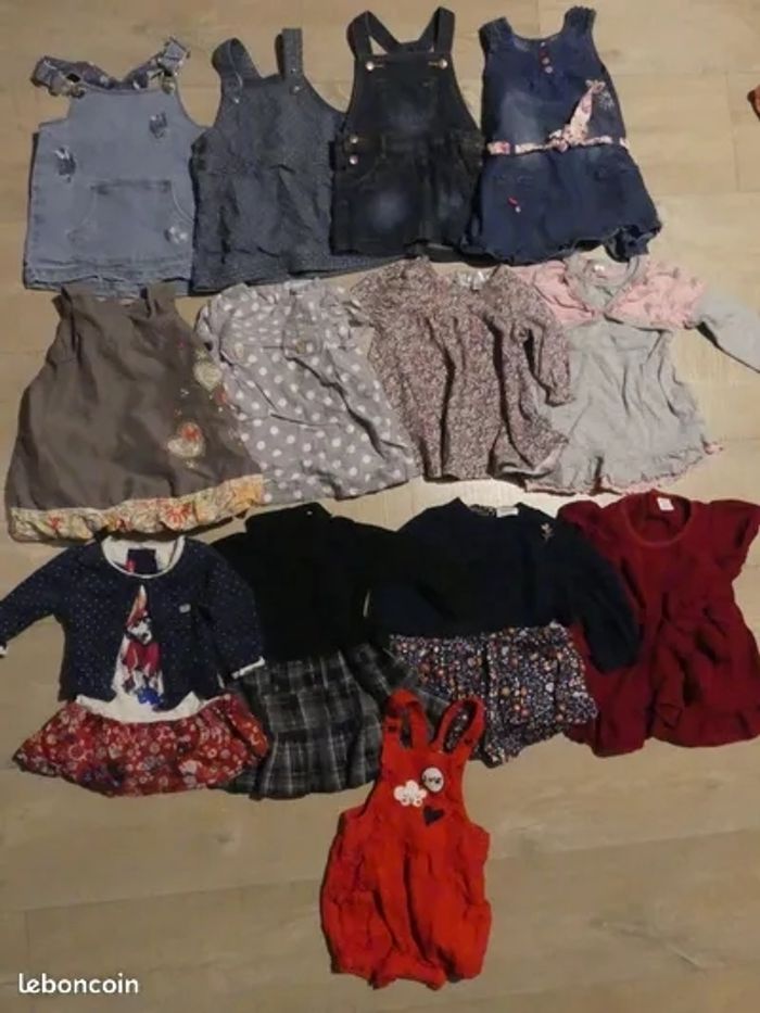 Lot vêtements fille 6mois hiver
