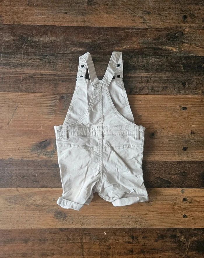 Salopette short combishort 18mois Beige Mom - photo numéro 3