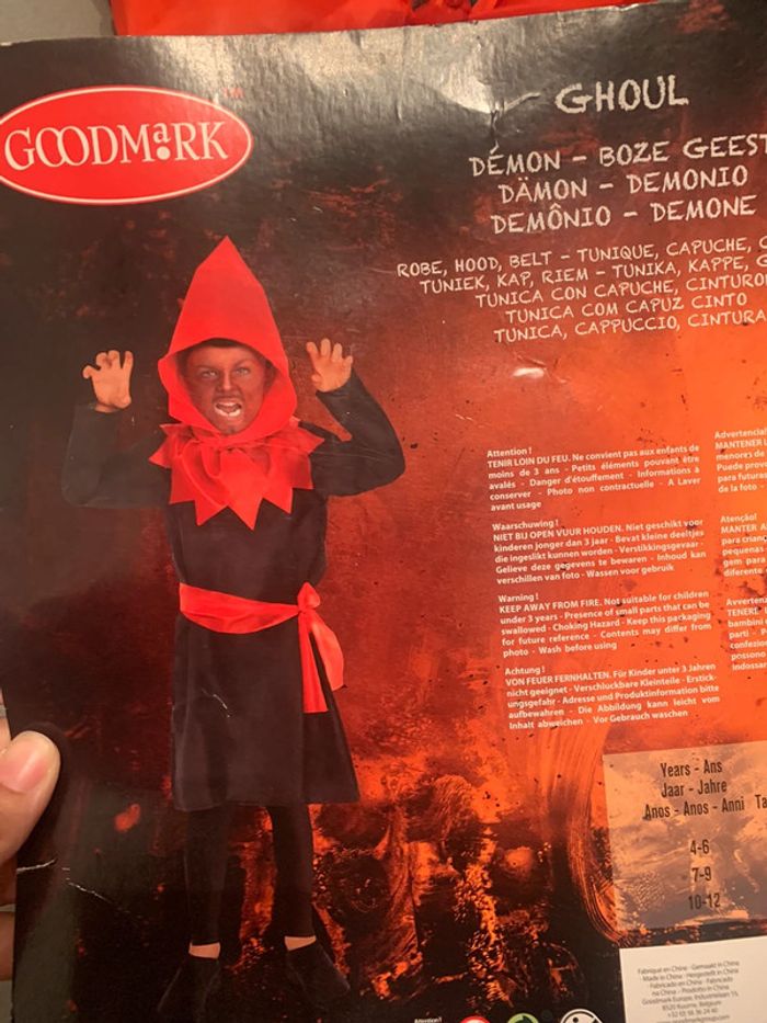 Déguisement Halloween enfants neuf - photo numéro 2