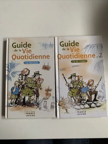 Lot de 2 livres Guide de la vie quotidienne - France Loisirs