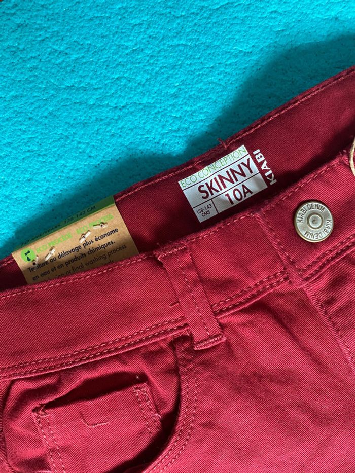Pantalon jeans Kidsgirl Skinny Kiabi Taille 10 ans - photo numéro 3