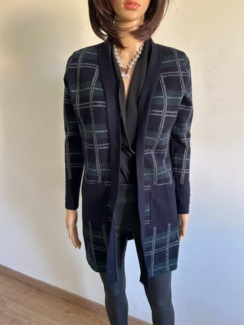 Cardigan bleu marine et argenté Morgan taille XS TBE