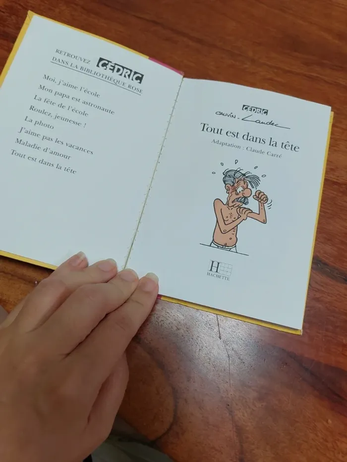 Livre cedric tout est dans la tête - photo numéro 3