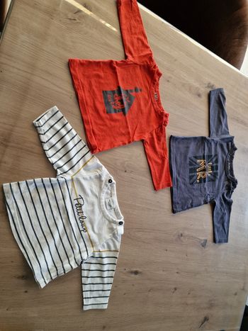3 t-shirts 3 mois
