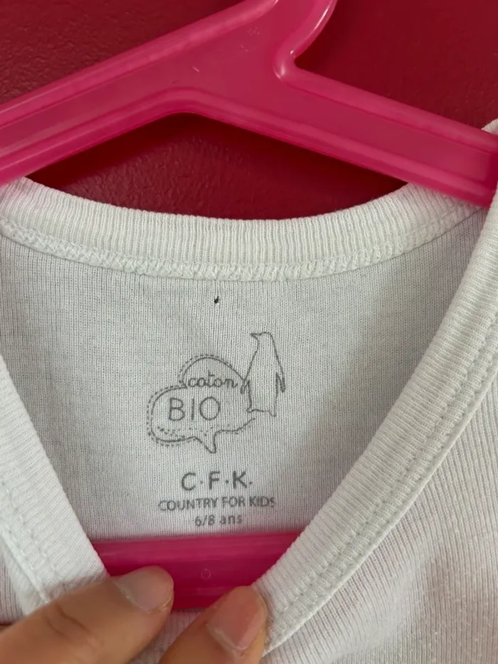 Débardeur garçon 6 ans cfk coton bio - photo numéro 3