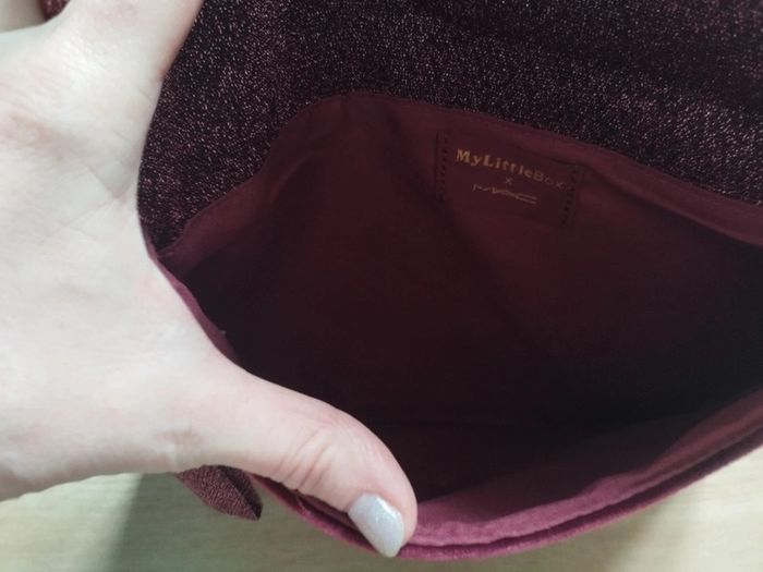 Pochette enveloppe de soirée velours et pailletes - photo numéro 3