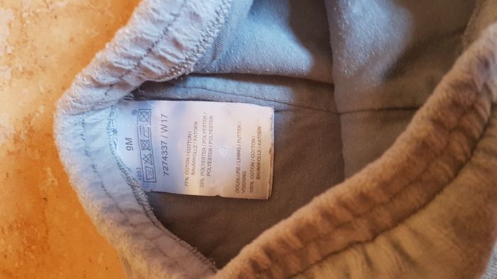 Pantalon hiver garçon 9 mois gris - photo numéro 2