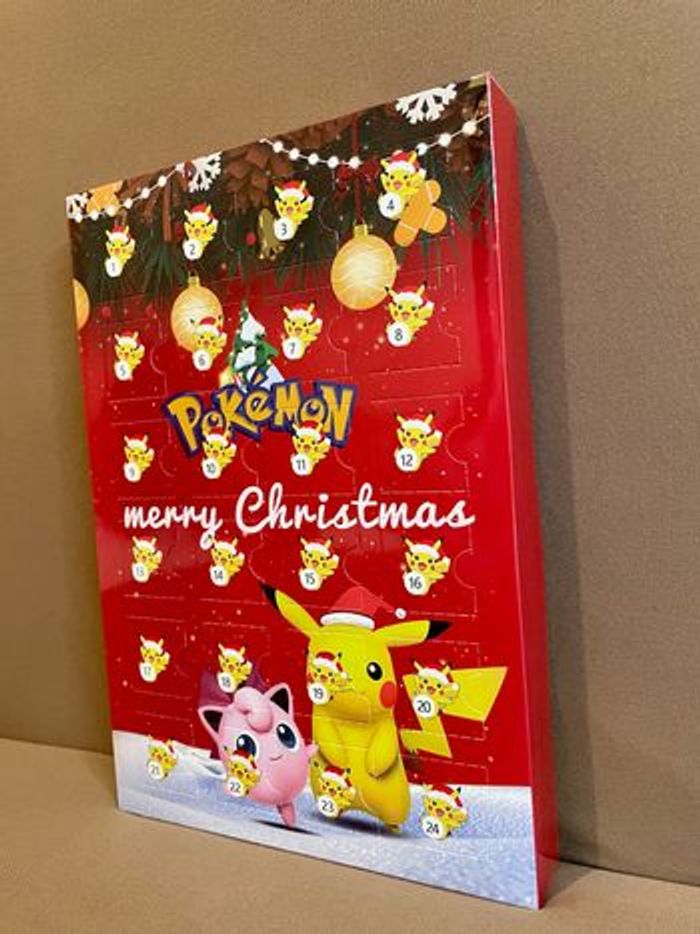 Calendrier de L’avent de noël Pikachu Pokémon - photo numéro 2