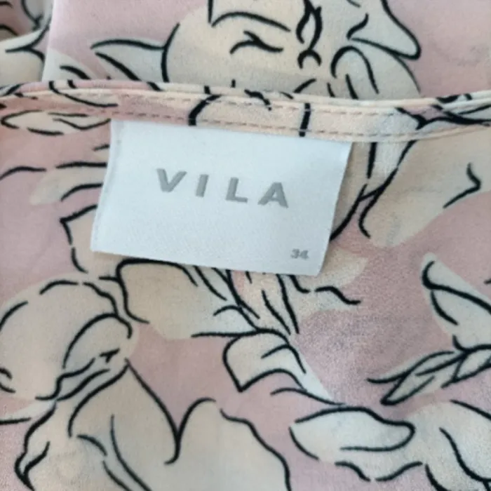 Robe fluide fleurie - Vila - Taille 36  A1116 - photo numéro 9