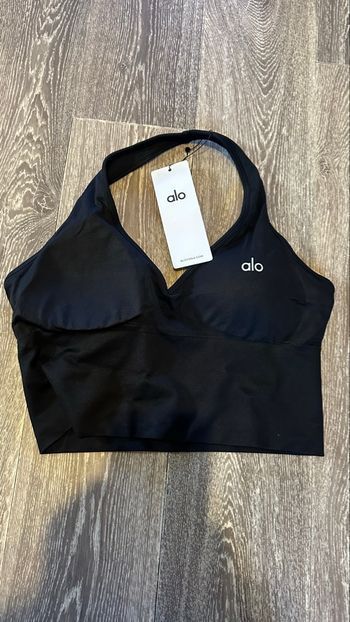 Brassière de sport noir Alo Yoga 