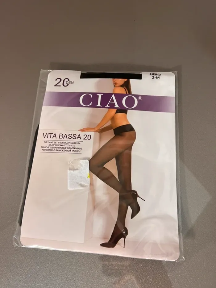 Collant noir 20 den