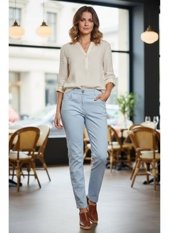 L'Indispensable Pantalon Pastel Caroll – Chic, Stretch & Vitaminé T40

