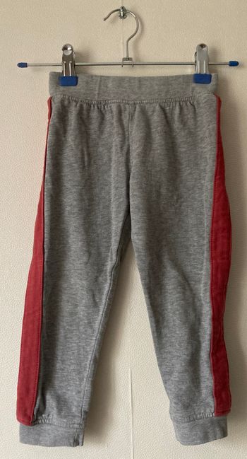 jogging molleton fin  avec bandes