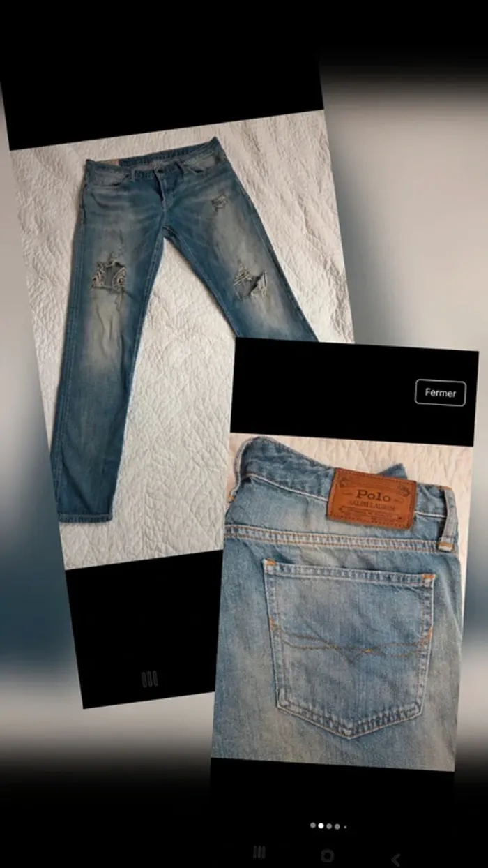 👖 Jeans Femme Polo Ralph Lauren W28 | Tfr 38 Slim Fit