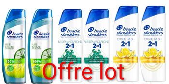 Shampoing head and shoulders