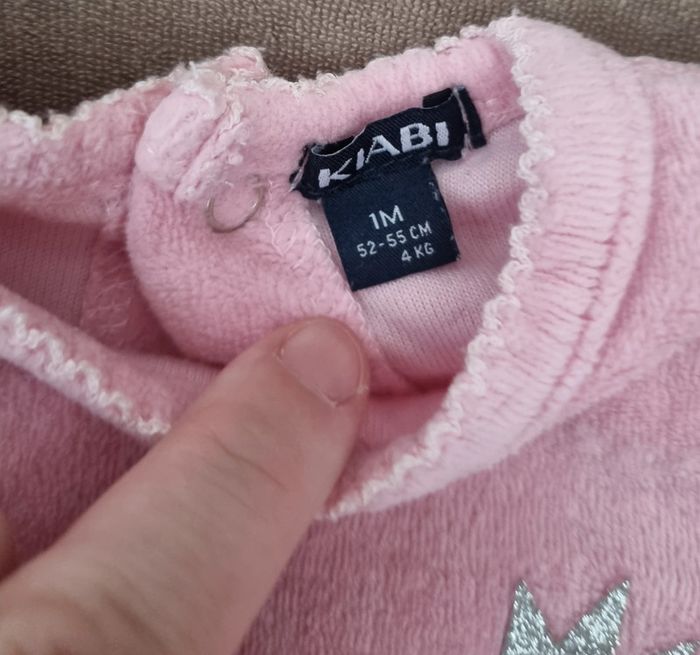 Pyjama velours 1 mois - photo numéro 2