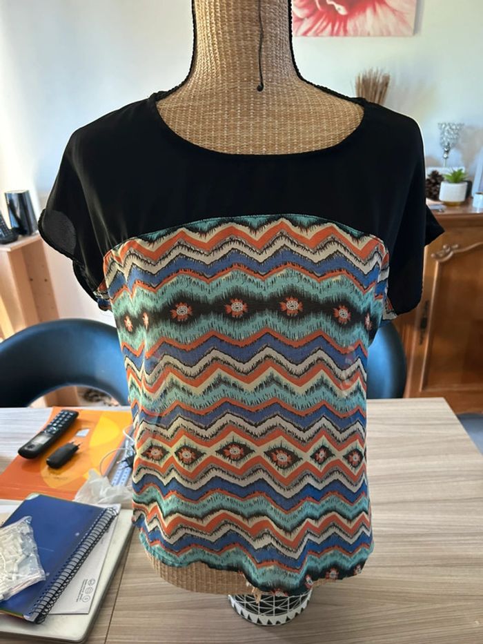 Blouse transparente via28