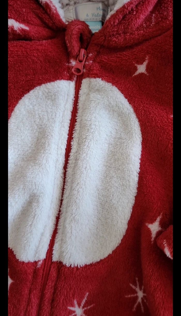 Pyjama Combinaison Bébé Garçon 9mois Rouge - photo numéro 6